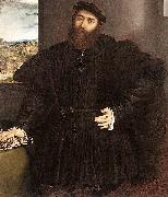 Lorenzo Lotto Portrat eines Edelmannes oil painting on canvas